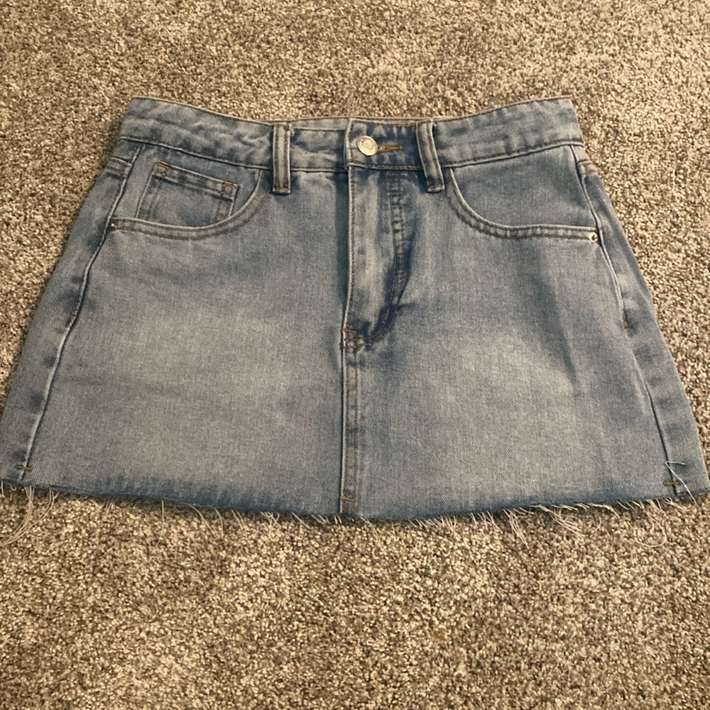 jean skirt